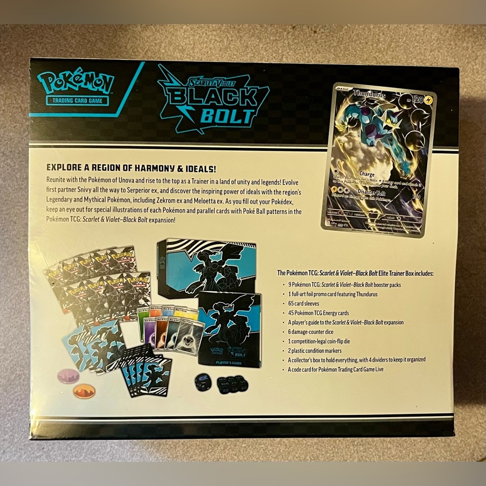 Scarlet & Violet Black Bolt Elite Trainer Box - Picture 3 of 4